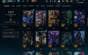 Esmeralda 4 com 60 Champs e 22 Skins