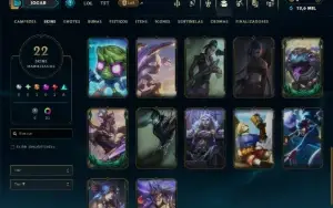 Esmeralda 4 com 60 Champs e 22 Skins