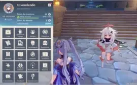 Conta de genshin, lvl 27 com 3 personagens t3