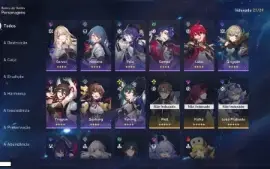 Star Rail Jing Yuan E1, Luocha, Bronya, Gepard, Yanqing etc