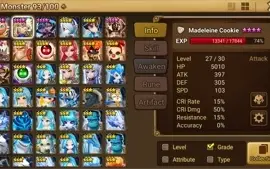 Reroll Summoners War lvl10 com Madeleine Luz+Vários Colabs