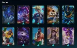 Conta LoL; Gold; Skins