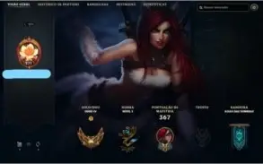 Conta LoL; Gold; Skins