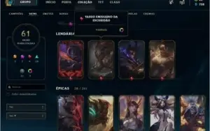 Conta de LoL ( PRECINHO PRA HOJE)