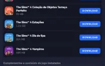 The sims 4 Conta EA games com the sims 4 +14 DLC's
