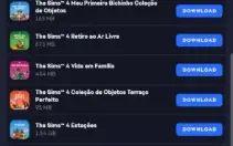 The sims 4 Conta EA games com the sims 4 +14 DLC's