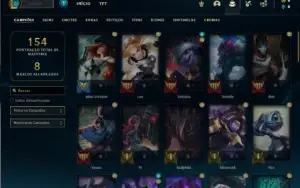 Conta Mestre com 60 Champs e 20 Skins + 11 Cromas