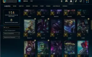Conta Mestre com 60 Champs e 20 Skins + 11 Cromas