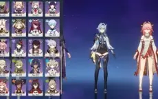 Genshin Impact AR56 com 45 PERSONAGENS 12 T5 Yae Xiao Raiden