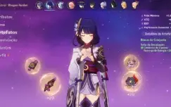 Genshin Impact AR56 com 45 PERSONAGENS 12 T5 Yae Xiao Raiden
