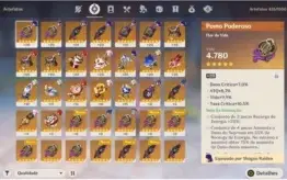 Shogun Raiden (Baal) + Luz do Cortador de Grama + 5*