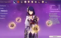 Shogun Raiden (Baal) + Luz do Cortador de Grama + 5*