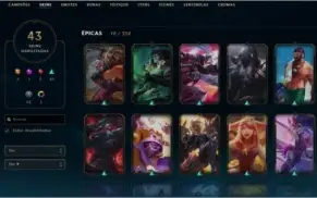 Venda de conta do LOL