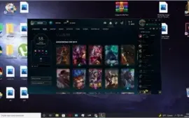 conta de lol quase todos campeões , 55 skins !
