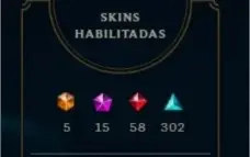 Conta LOL D4 - 910 Skins