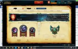 COnta de lol platina 1 mais de 300 skins, sivir vitoriosa...