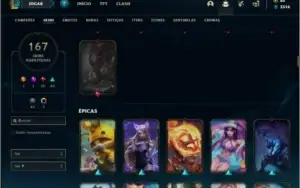 Conta ouro 3 com 150 champs e 167 skins Nivel 467 (MAIN ADC)