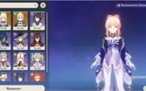 Kokomi + Diluc + Jean + Gemas