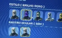 conta fortnite Caveira roxa