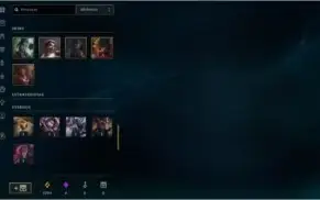 CONTA LOL NVL 180, PRATA 1, 63 SKINS, 86 CHAMPS