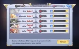 SAINT SEIYA AWAKENING - COM 1320 GEMAS AVANÇADAS E LIVROS