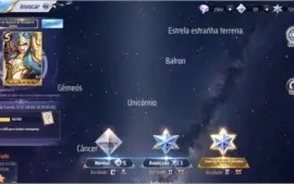 SAINT SEIYA AWAKENING - COM 1320 GEMAS AVANÇADAS E LIVROS