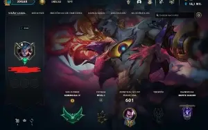 Conta Esmeralda 4 Mmr alto Varias skins