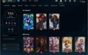 CONTA LOL E VALORANT