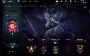 CONTA LOL E VALORANT