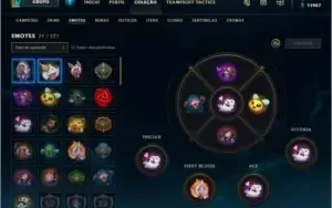 Conta de LOL DIAMANTE 4 MMR ALTO 69% win rate