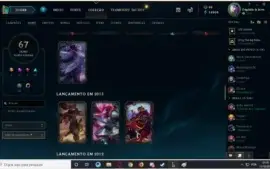Conta de LOL platina 3 solo/duo diamante 3 TFT ALL Champions