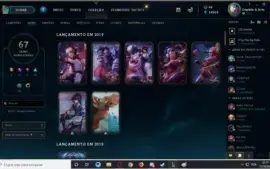 Conta de LOL platina 3 solo/duo diamante 3 TFT ALL Champions