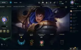 Conta Platina Lol - Com 5 Skins E Mmr Bom Dando 30 Por Win