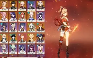 Conta de genshin Ar 58, 15 personagens T5 , Full acesso!