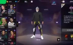 Conta Free Fire Rara Com Calça Angelical Amarela Fem E Masc