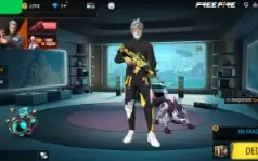 Conta Free Fire Rara Com Calça Angelical Amarela Fem E Masc