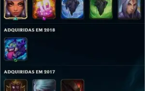 Conta de League of Legends Ouro 4 MMR Alto