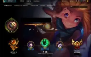 Conta Gold 4 207 skins