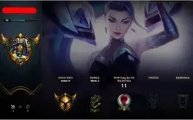 Conta com Kai'sa KDA ALL OUT (Gold 4)