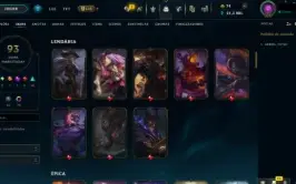 Conta Lol League Of Legends Diamante 2 Ex 600 Pdl Master