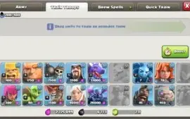 Conta rara de Clash Of Clans - Feitiço Papai Noél