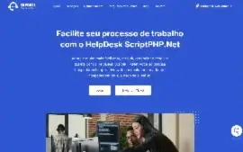 Script HelpDesk PHP, Suporte, Com Site e Chat Online