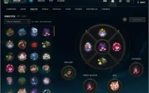 Conta platina 2 /107 skins/ faltando apenas 16 campeoes