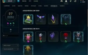 Conta platina 2 /107 skins/ faltando apenas 16 campeoes