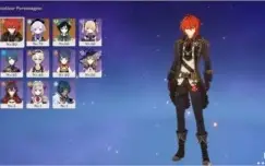 Genshin Impact (NA) - AR42 Diluc, Keqing, Qiqi, Venti