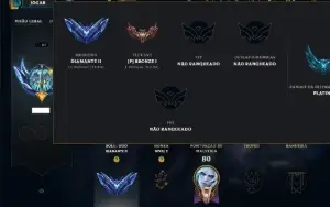 Diamante 2 com 70 Champs e 13 Skins