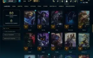 Diamante 2 com 70 Champs e 13 Skins