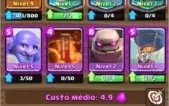 Conta Clash Royale Arena 11, Lendárias Nvl 2