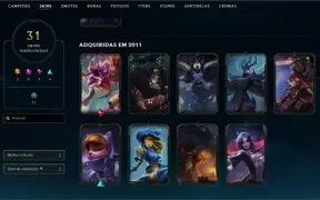 Conta Rara de 2010 skins raras plat 1