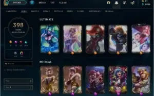 Vendo conta de Lol Plat 4